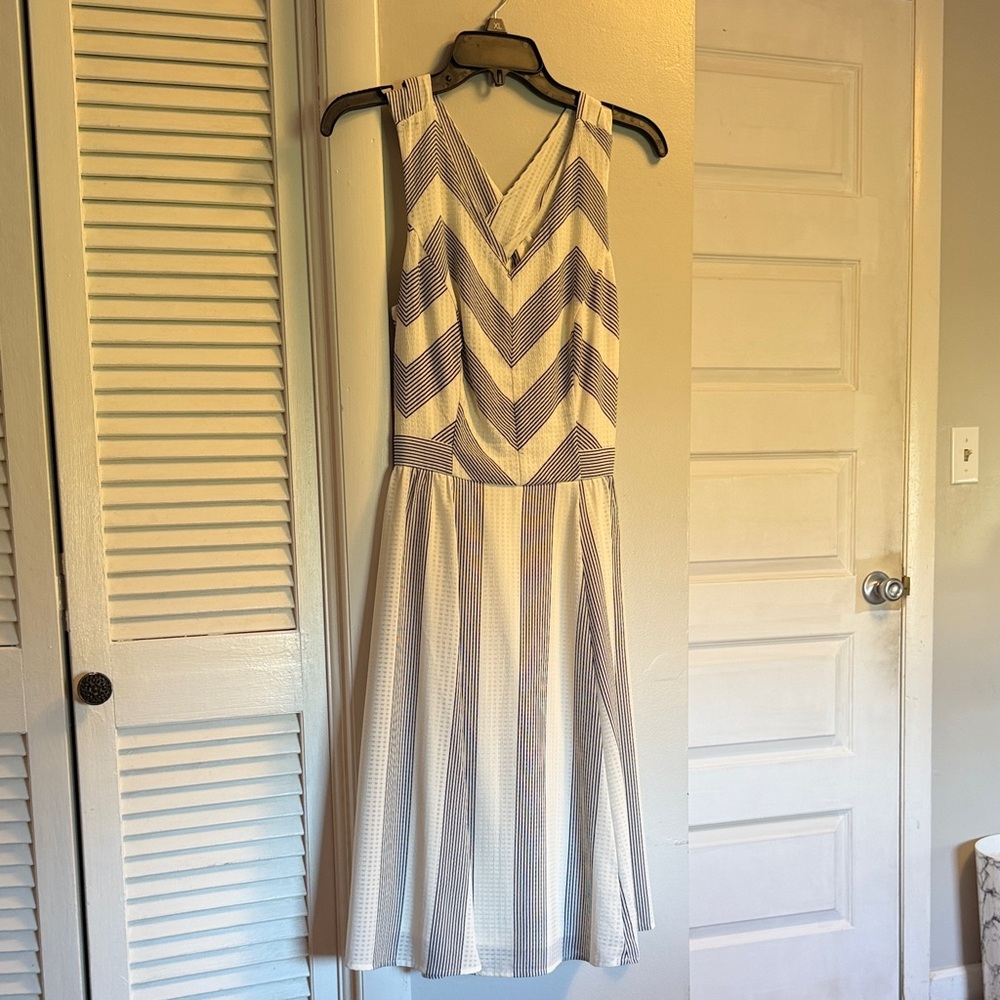 Striped Sleeveless Dress